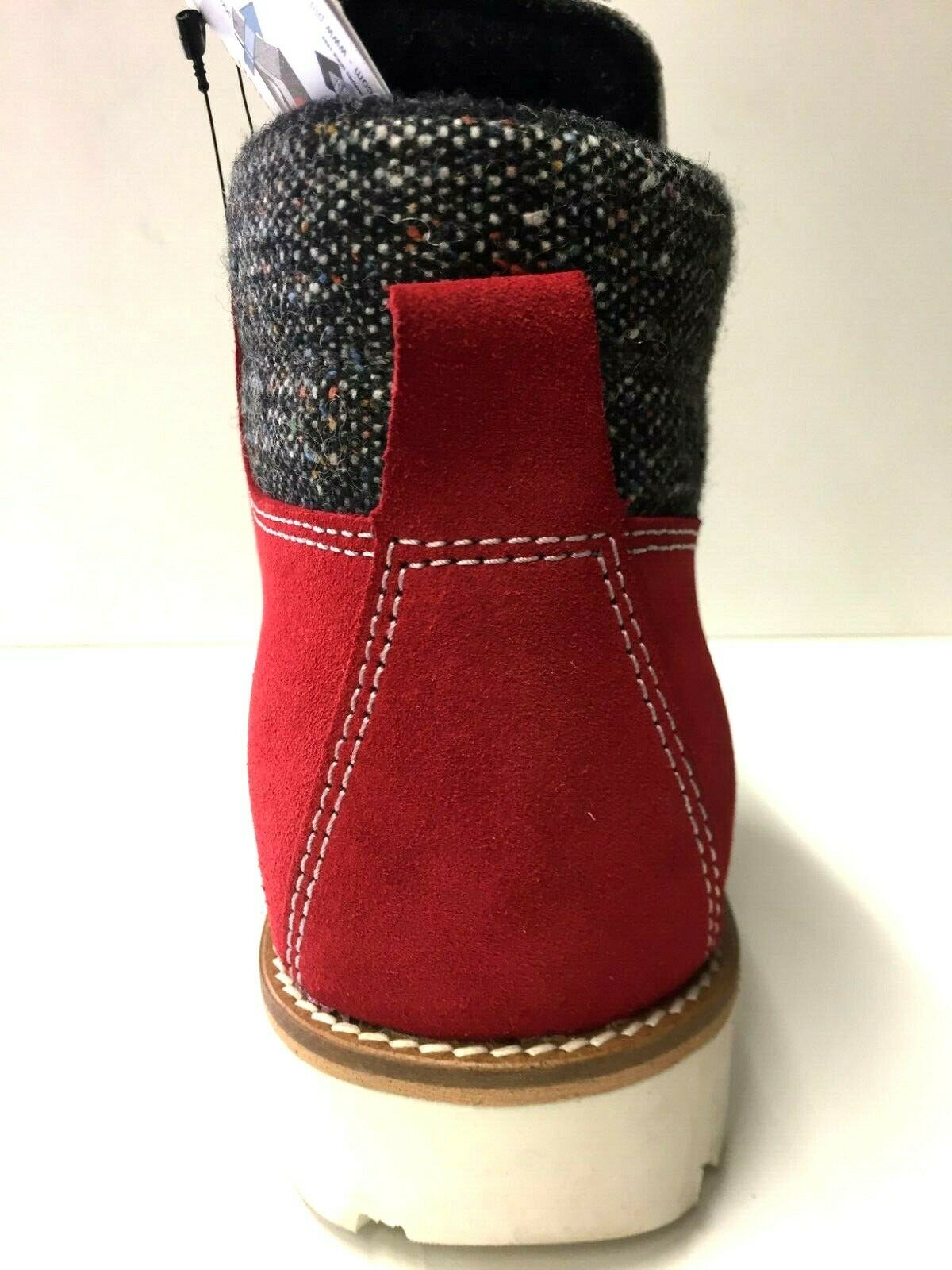 SCARPE SCARPONI UNISEX OLANG MERANO WINTHERM BTX 815 ROSSO PELLE ORIGINALE AI