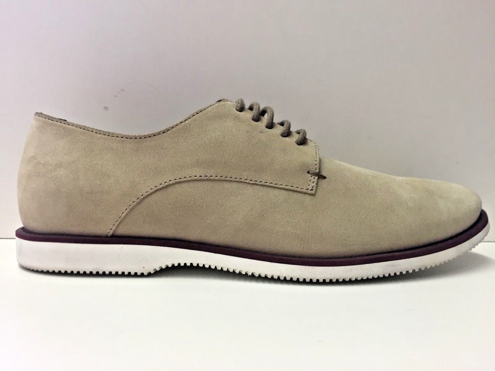 SCARPE CASUAL UOMO HOGAN DERBY BEIGE PELLE SHOES PE NEW ORIGINALE