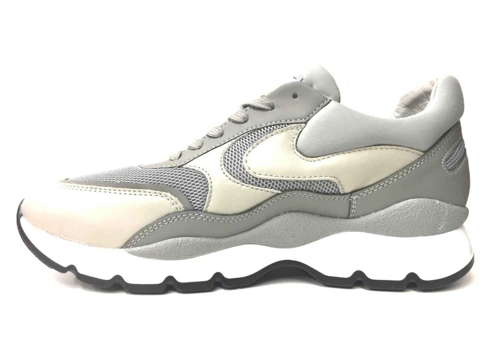 SCARPE SNEAKERS UOMO BYBLOS ORIGINALE E09PBS0173323 PELLE GRIGIO PE NUOVO