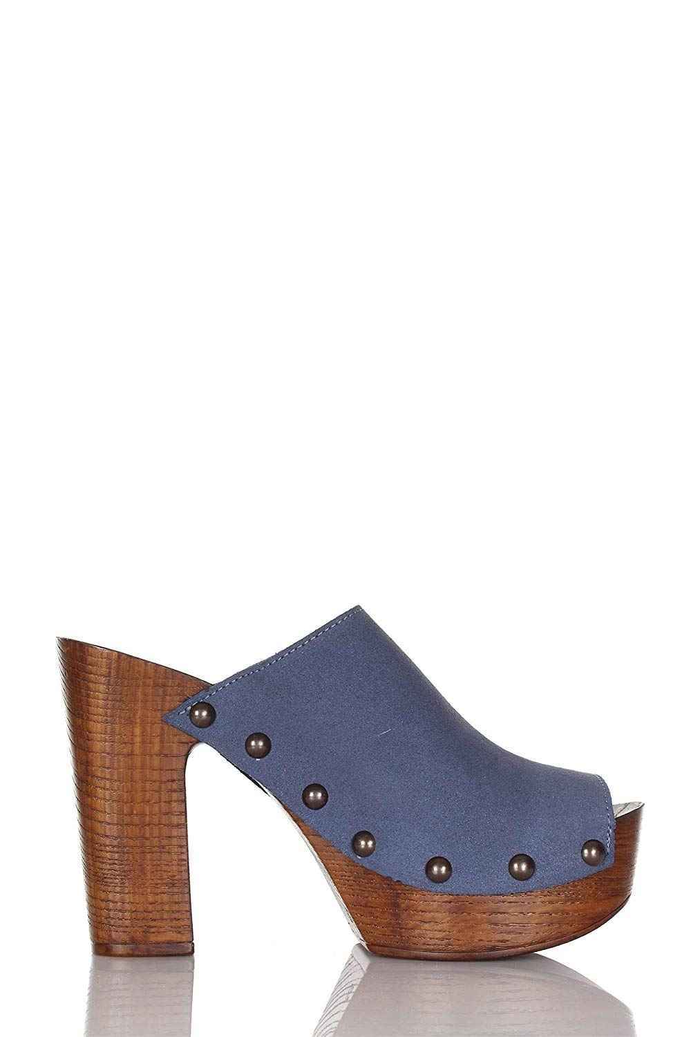 SCARPE SANDALO DONNA WRANGLER WL171800 MAPLE 118 JEANS PELLE ORIGINALE PE NEW