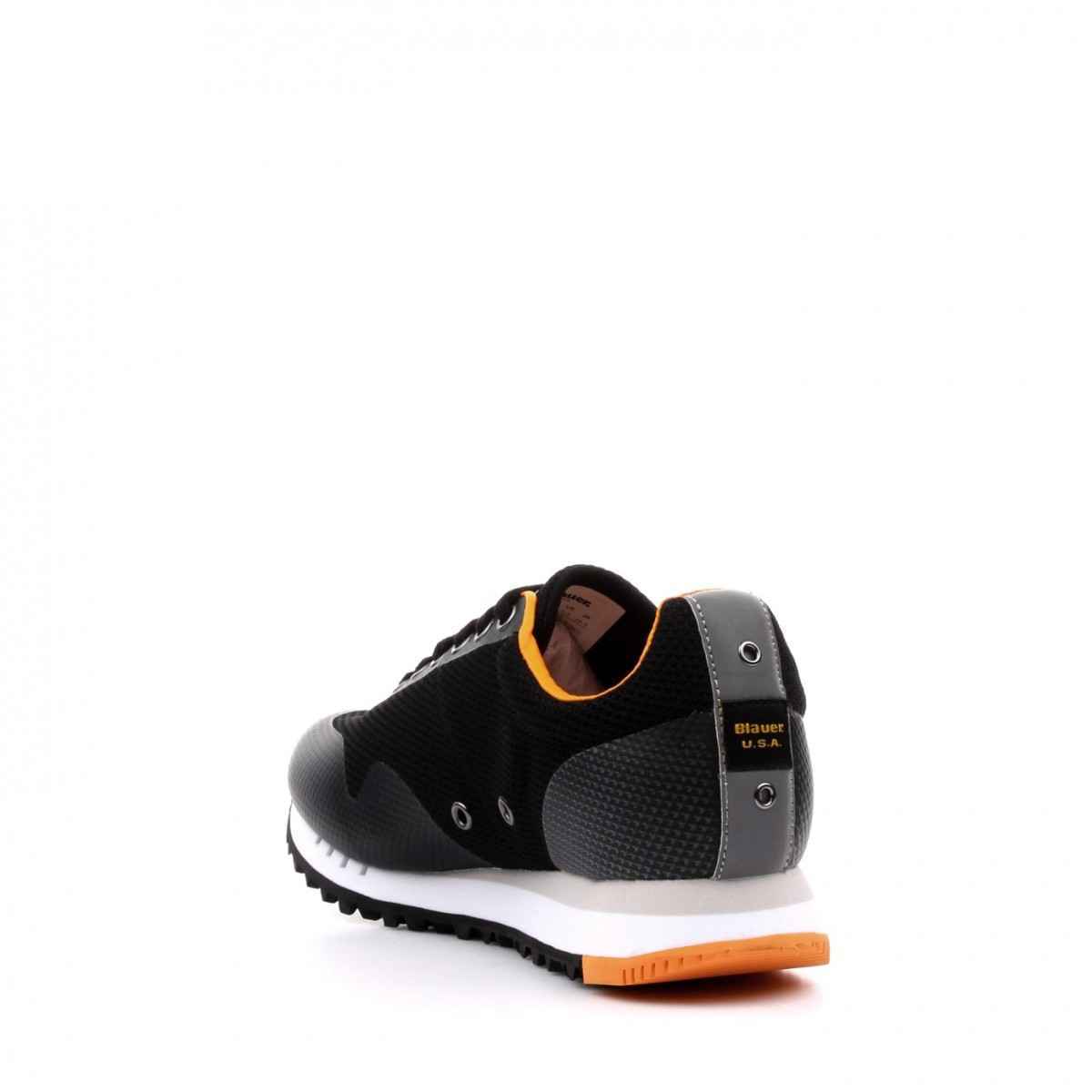 SCARPE SNEAKERS CASUAL UOMO BLAUER DENVER 01 9S NERO ORIGINALE PE 2019 NEW