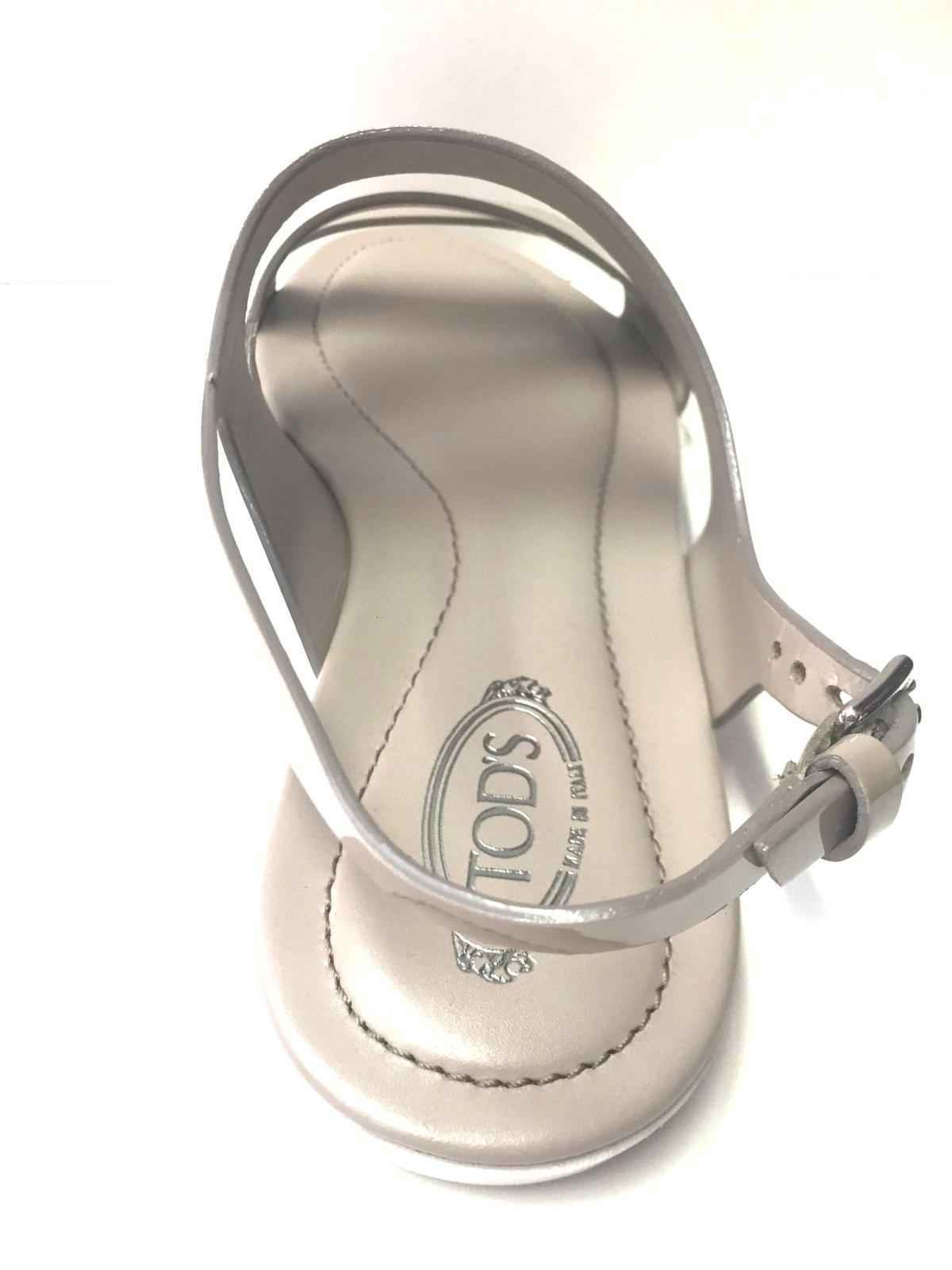 SCARPE SANDALO DONNA TODS TOD S XXW0OV0T680OW0C415 OW0 PELLE ORIGINALE PE NEW