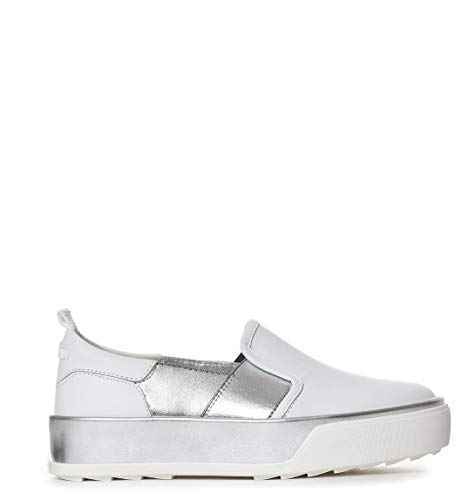 SCARPE SLIP ON DONNA HOGAN HXW3200X650GGA0351 R320 BIANCO ORIGINALE PE