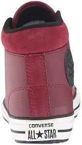 SCARPE SNEAKERS UOMO DONNA CONVERSE ALL STAR CT AS HI 654310C RED BLOCK PELLE