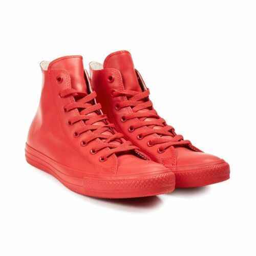 SCARPE SNEAKER UNISEX CONVERSE CT HI 144744C GOMMA ROSSO ORIGINALE AI