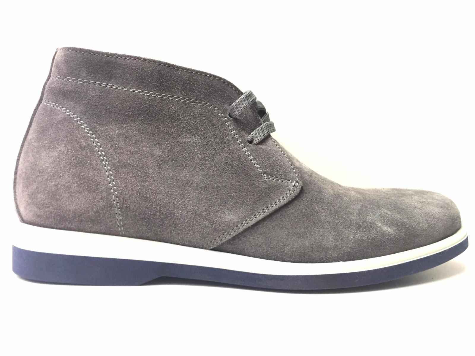 SCARPE POLACCO CASUAL UOMO UGO ARCI 65 PELLE PIOMBO ORIGINALE PE NEW