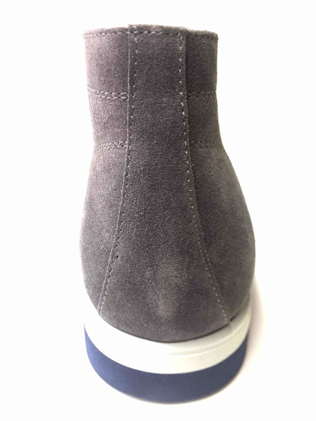 SCARPE POLACCO CASUAL UOMO UGO ARCI 65 PELLE PIOMBO ORIGINALE PE NEW