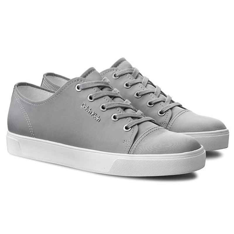 SCARPE SNEAKER UOMO CALVIN KLEIN NAPOLEON O11056 SMOG NYLON PE NUOVO