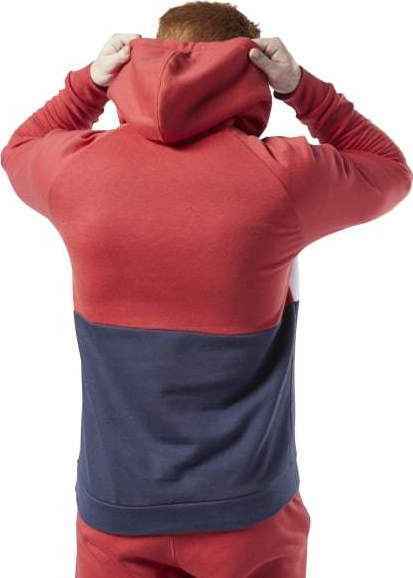 MAGLIA FELPA UOMO REEBOK EJ9867 TE BIG LOGO OTH HOODIE COTONE ORIGINAL AI NEW