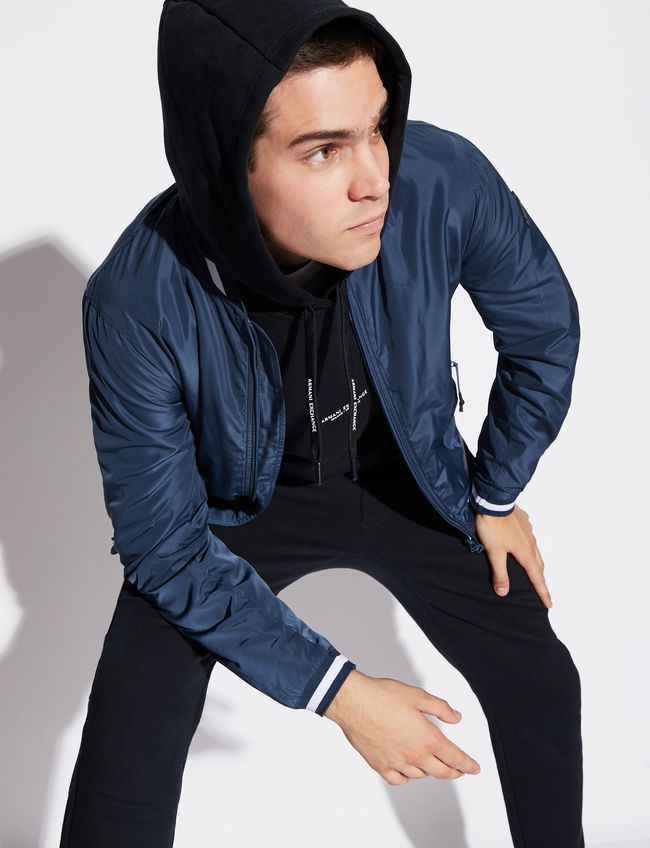 MAGLIA MAGLIONE FELPA UOMO ARMANI EXCHANGE 8NZM94 ZJZ1Z 1510 COTONE ORIGINAL AI