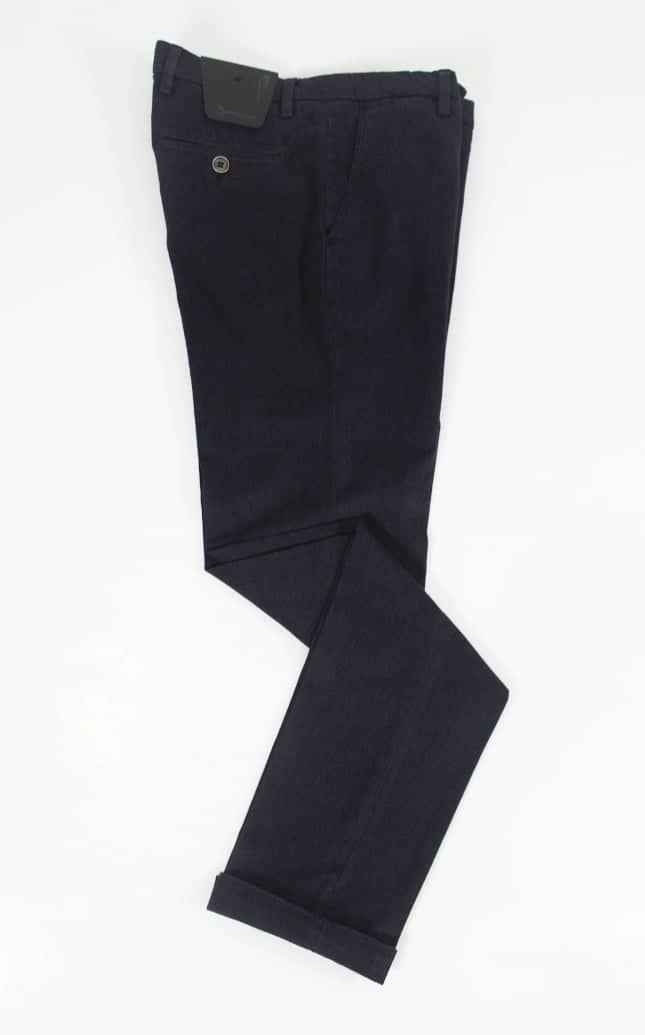 PANTALONE UOMO B700 B SETTECENTO MH7006511 91 BLU COTONE ORIGINALE AI