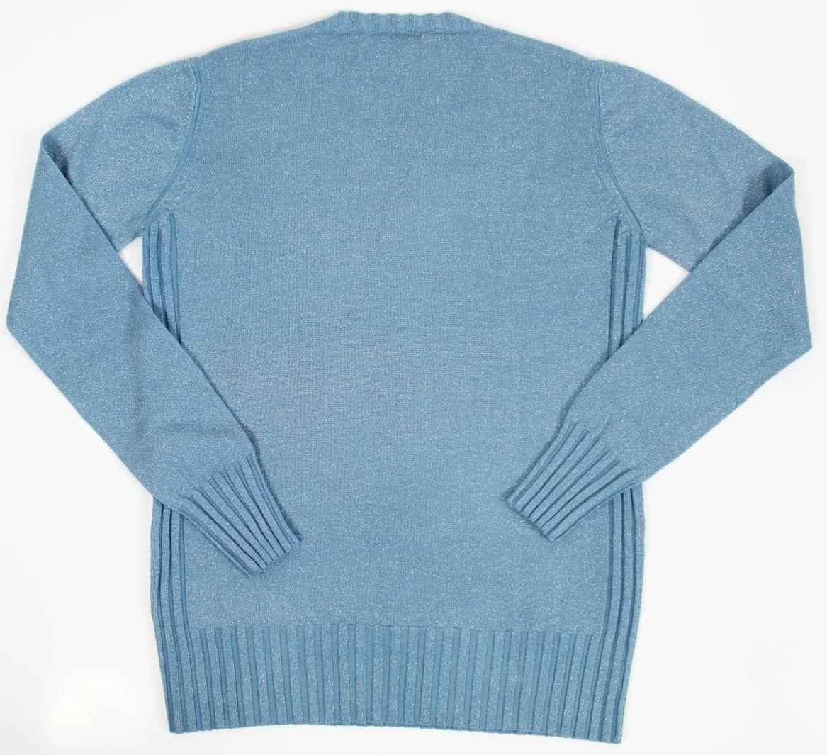 MAGLIA MAGLIE MAGLIONE DONNA LOLITA L2025W AZZURRO ORIGINALE AI 2019 20 NEW