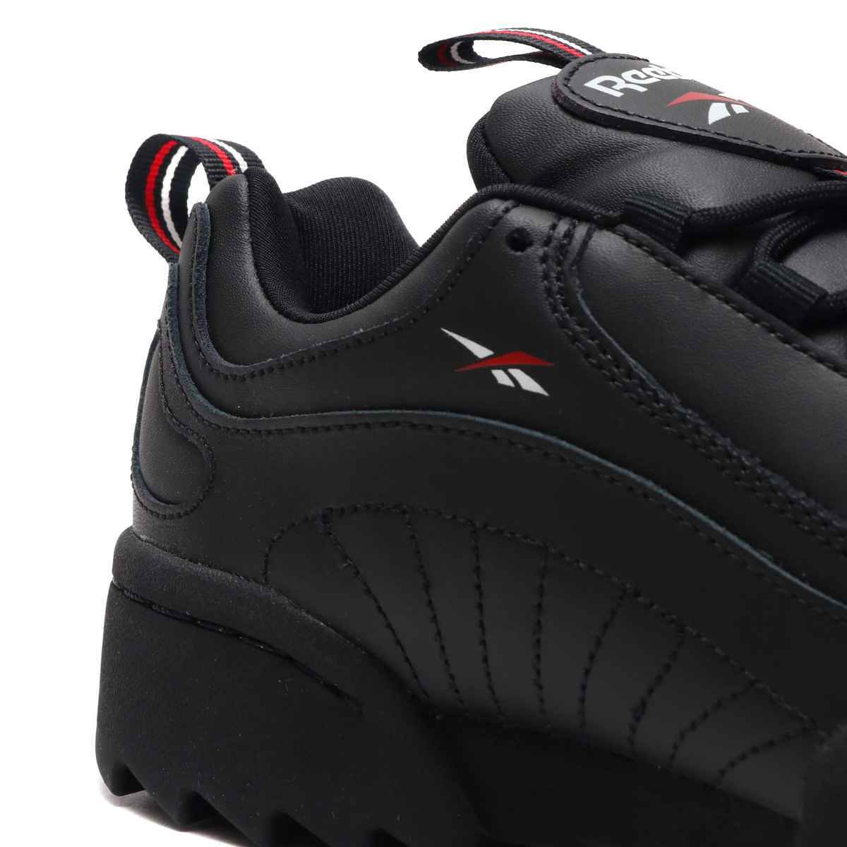 SCARPE SNEAKERS REEBOK RAGAZZO RIVYX RIPPLE DV6620 PELLE NERO ORIGINAL AI 2020