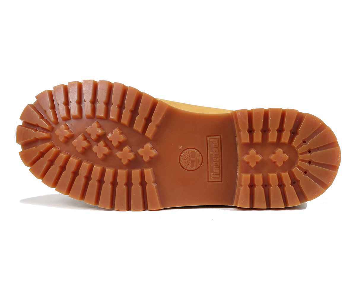 SCARPE SCARPONI RAGAZZO TIMBERLAND 6 IN PREMIUM 12909 PELLE WHEAT ORIGINAL AI