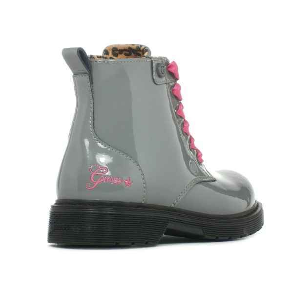 SCARPE STIVALI ANFIBIO DONNA GUESS FJ4MIL PAT10 GRIGIO AI NUOVO ORIGINALE