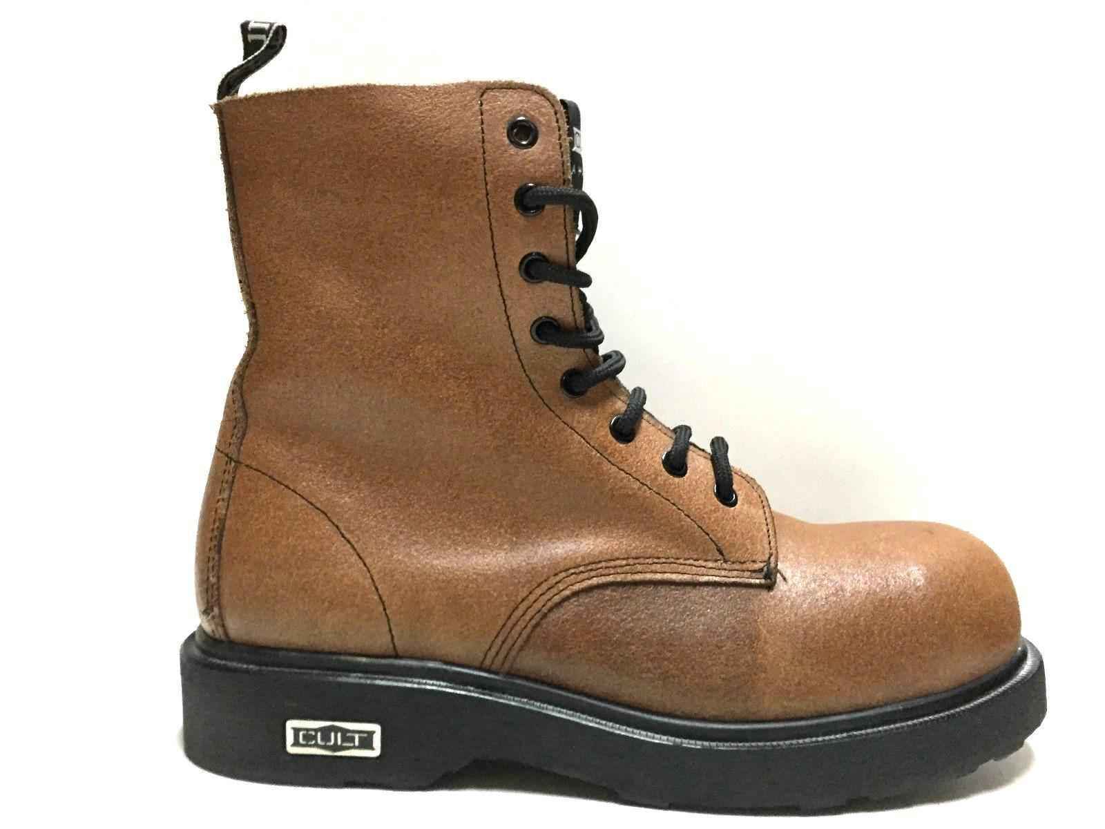 SCARPE STIVALI SCARPONI ANFIBIO DONNA CULT CL3663G826Y PELLE CUOIO ORIGINALE AI