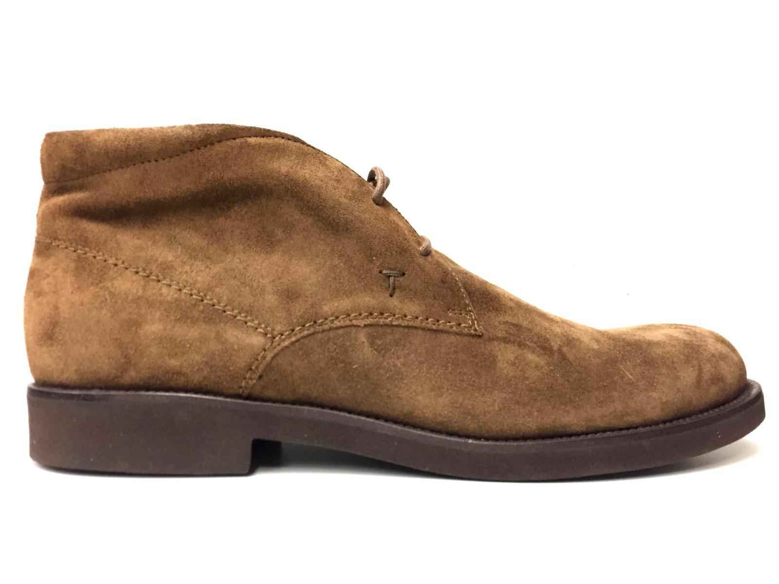 SCARPE CASUAL POLACCHINO UOMO TODS TODS FANGO PELLE ORIGINALE AI NEW