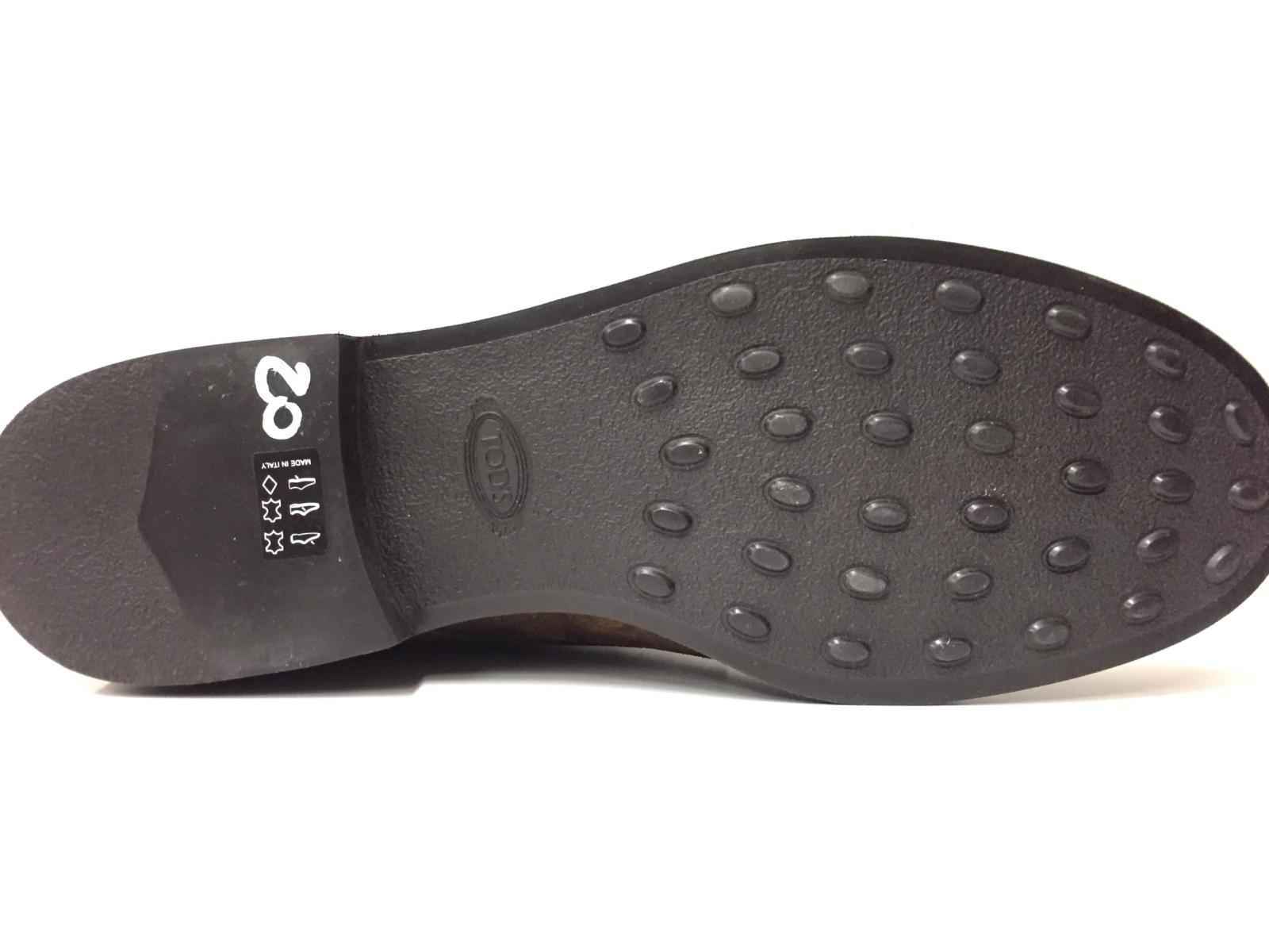 SCARPE CASUAL POLACCHINO UOMO TODS TODS FANGO PELLE ORIGINALE AI NEW