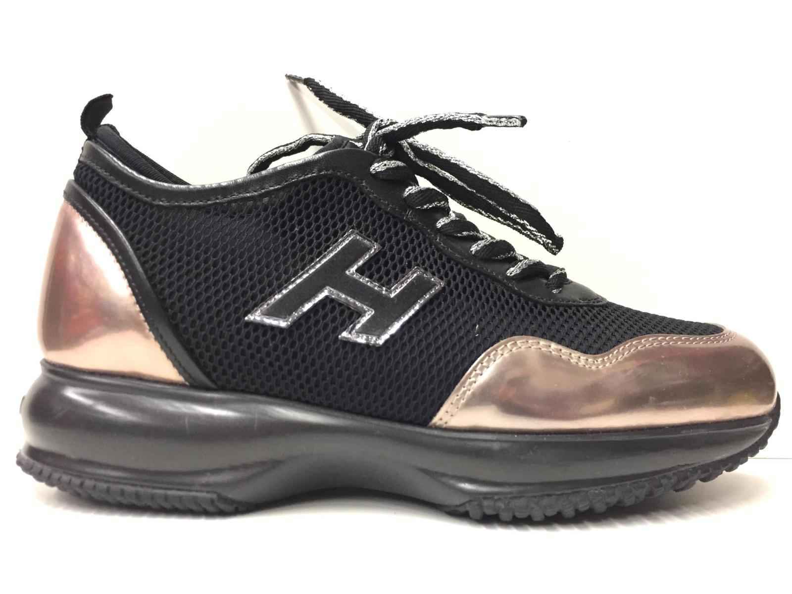 SCARPE SNEAKERS DONNA HOGAN INTERACTIVE HXW00N0V880EEN415H 415H PELLE ORIGINALE