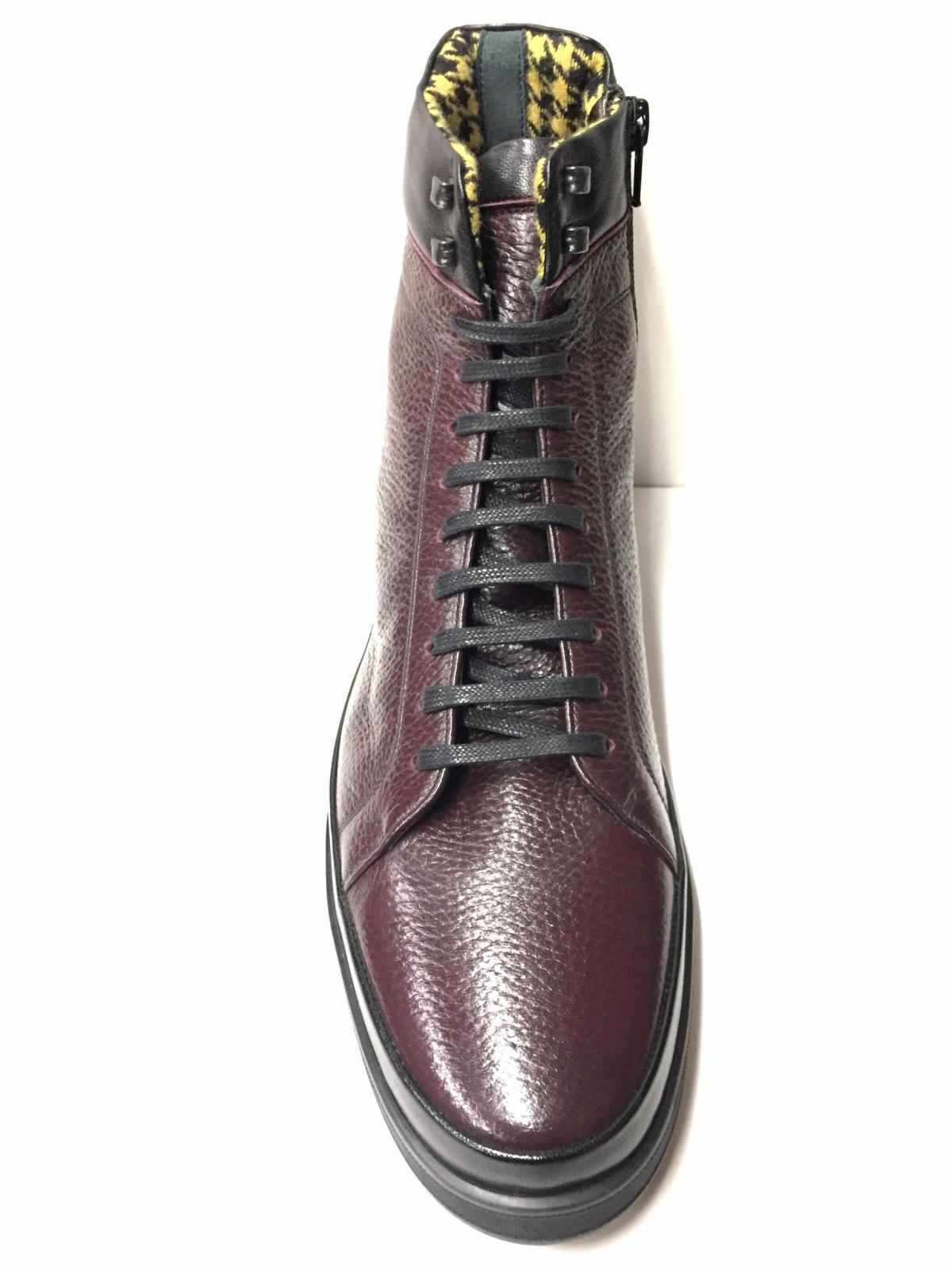 SCARPE SNEAKERS UOMO ALDO BRUE PIEDPY AB884DL CR2 PELLE MORO ORIGINALE AI