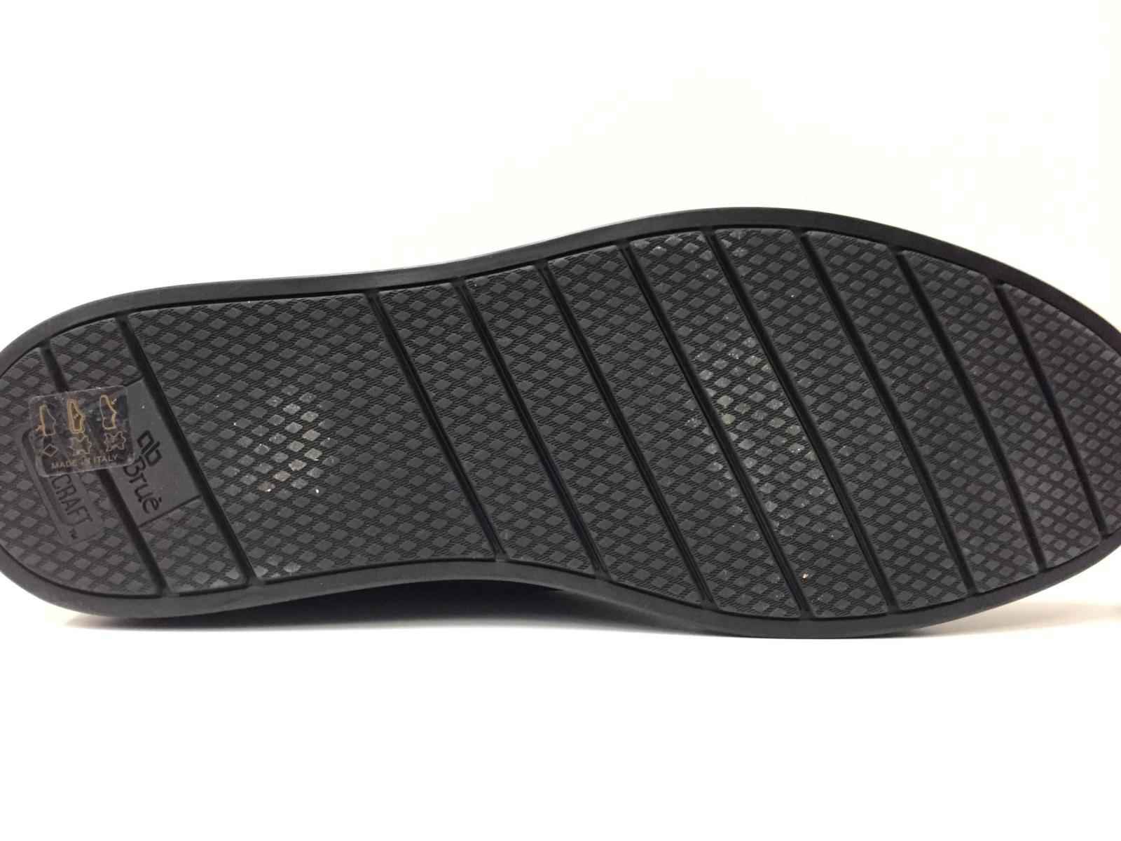 SCARPE SNEAKERS UOMO ALDO BRUE BRANDO AB888DS MNV PELLE MONTONE NERO ORIGINALE