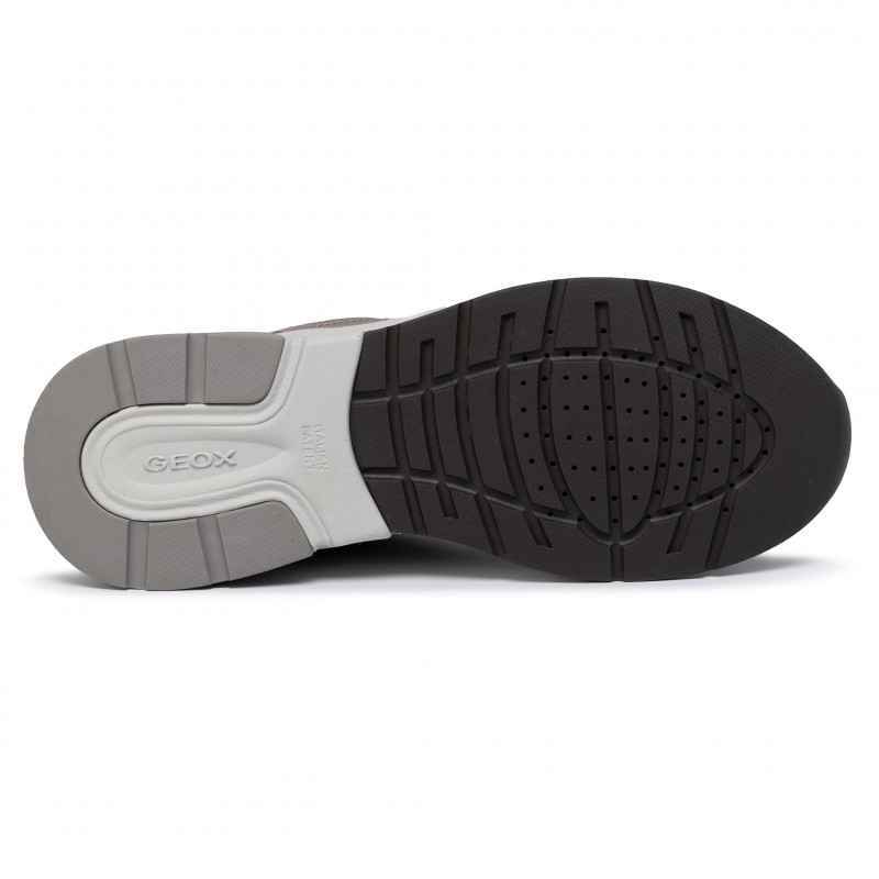 SCARPE SNEAKERS UOMO GEOX ROCKSON U947WA 046K4 CL65Y PELLE ORIGINALE AI 2020 NEW