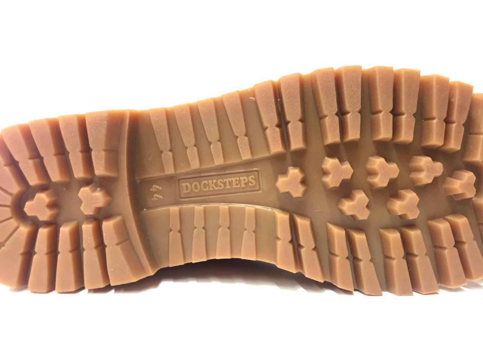 SCARPE SCARPONI STIVALETTO UOMO DOCKSTEPS ROCCIA AGO PELLE BEIGE ORIGINALE AI