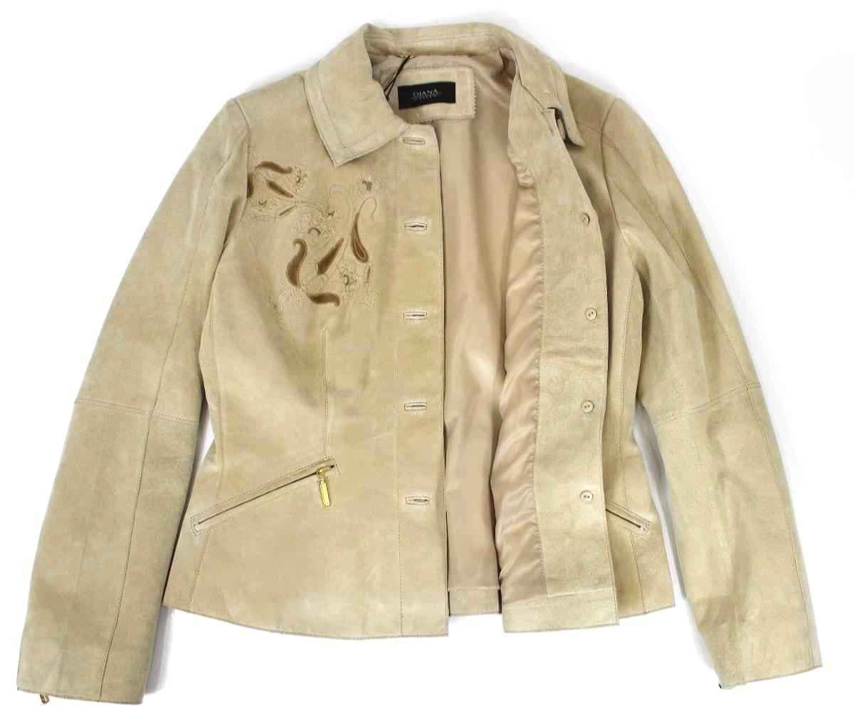 GIACCA GIUBBINO DONNA DIANA GALLESI R49R0099P 02 PELLE RENNA ORIGINALE PE NEW