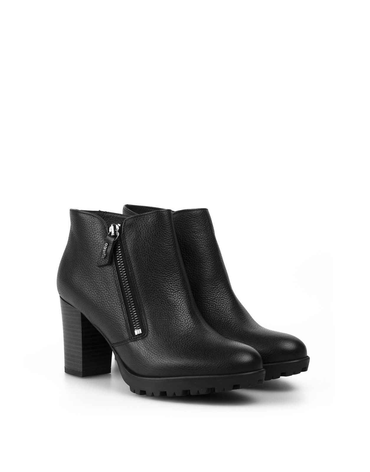 SCARPE TRONCHETTO DONNA IGIECO IGI E CO 68530 PELLE NERO ORIGINALE AI NEW