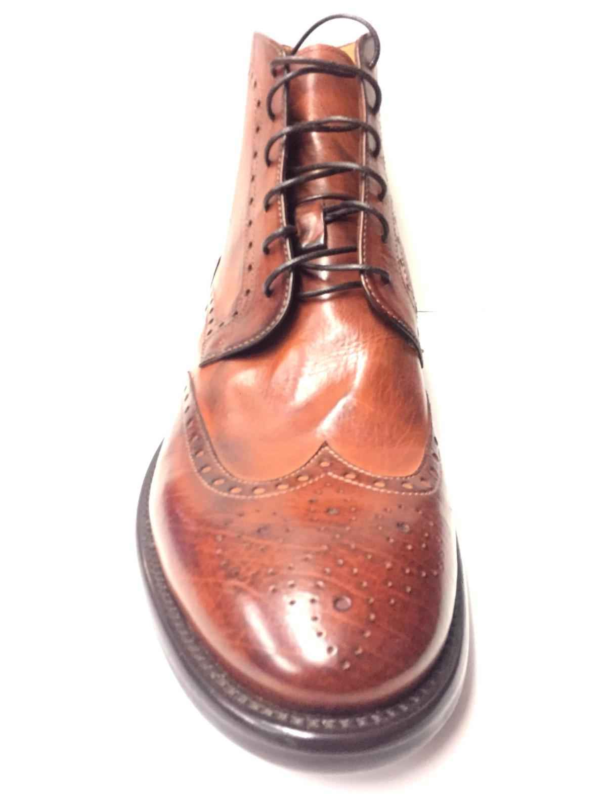 SCARPE STIVALETTO UOMO CARMELENGO 0079407 Z14768VEGCO504 PELLE ORIGINALE AI