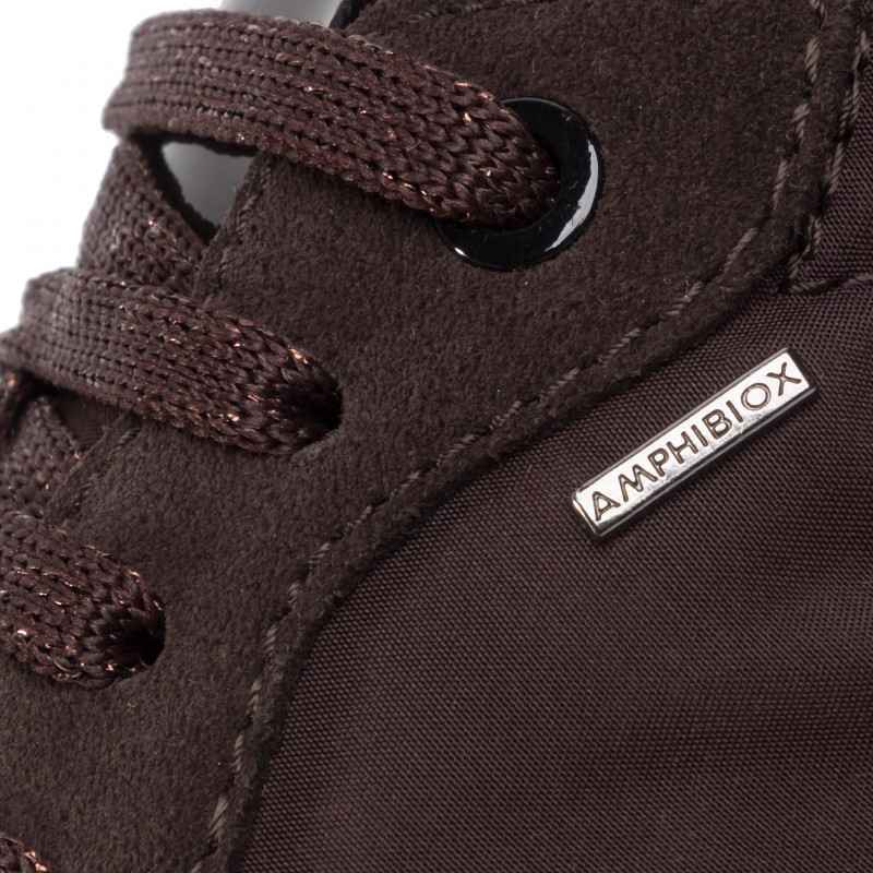 SCARPE SNEAKERS DONNA GEOX D94FLA 06P22 C9999 BACKSIE PELLE N1960 ORIGINALE AI