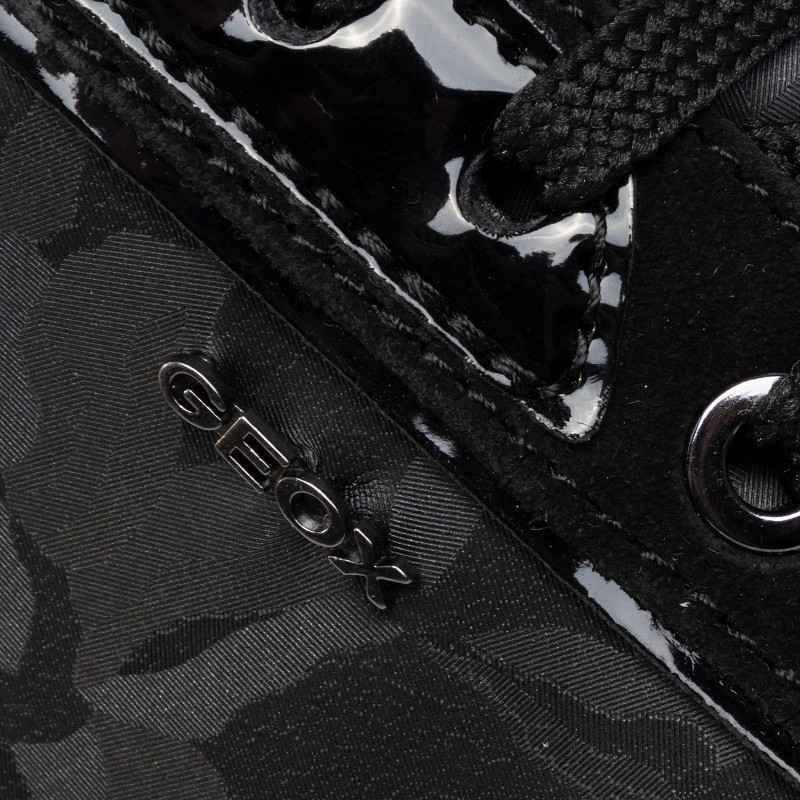 SCARPE SNEAKERS DONNA GEOX D94FLA 06P22 C9999 BACKSIE PELLE N1960 ORIGINALE AI