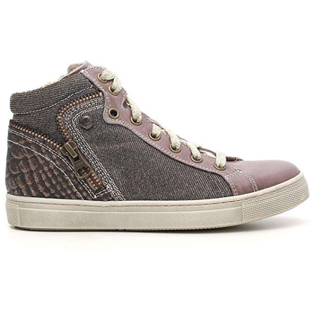 SCARPE SNEAKERS BAMBINA NERO GIARDINI A531091F 104 PELLE ORIGINALE AI NEW