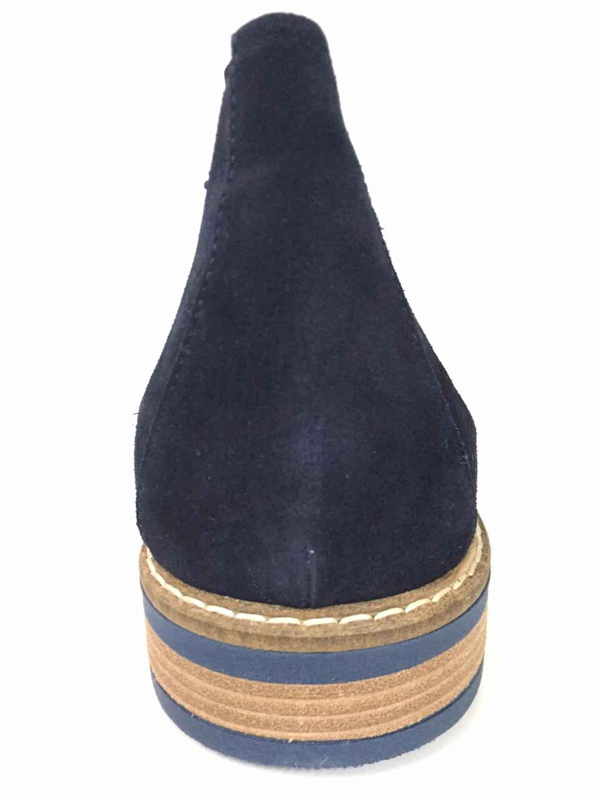 SCARPE POLACCO CASUAL UOMO BLACKSIDE 2825 PELLE BLU ORIGINALE 4 STAGIONI NEW