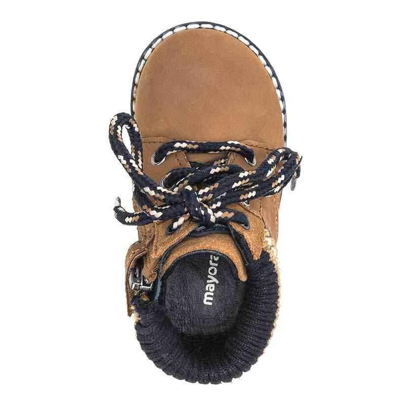 SCARPE SCARPONCINO NEONATO MAYORAL 42060 MONTANA PELLE 76 ORIGINALE AI 2020 NEW