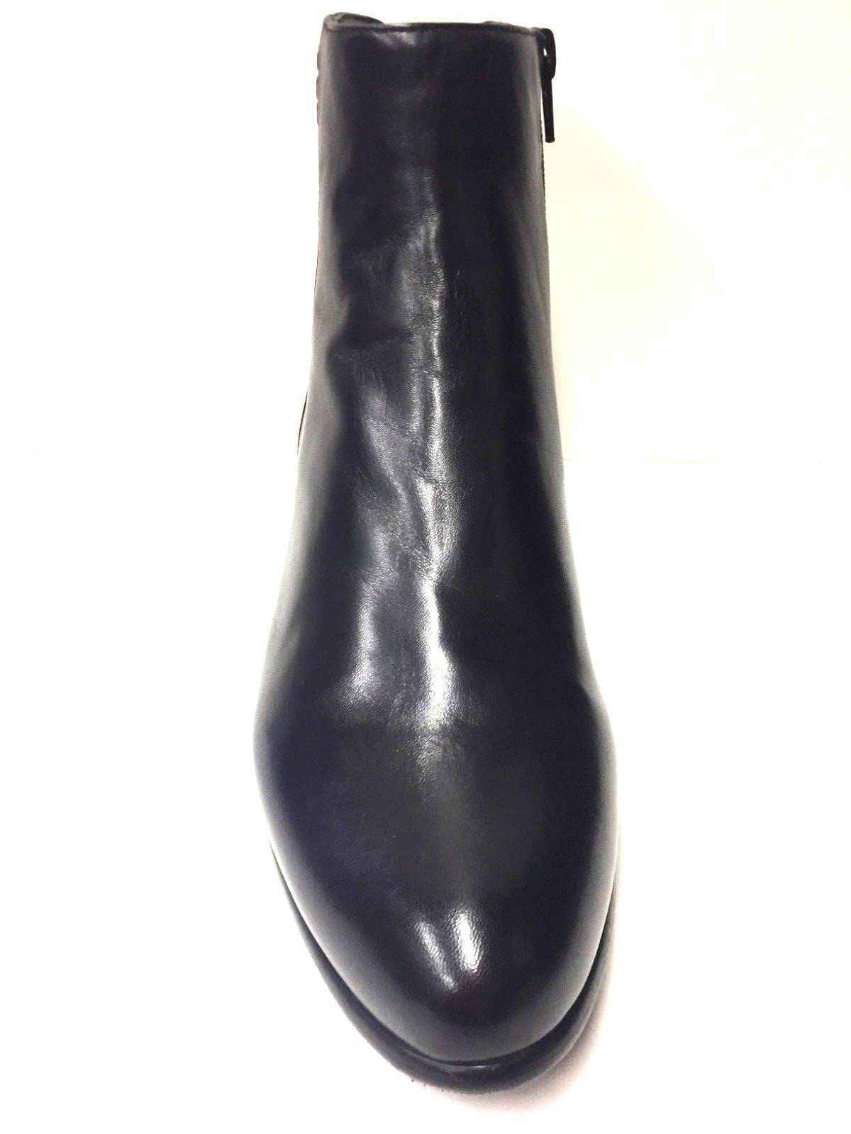 SCARPE STIVALI STIVALETTO DONNA CANAL GRANDE ORIGINALE 81601 PELLE NERO AI NEW