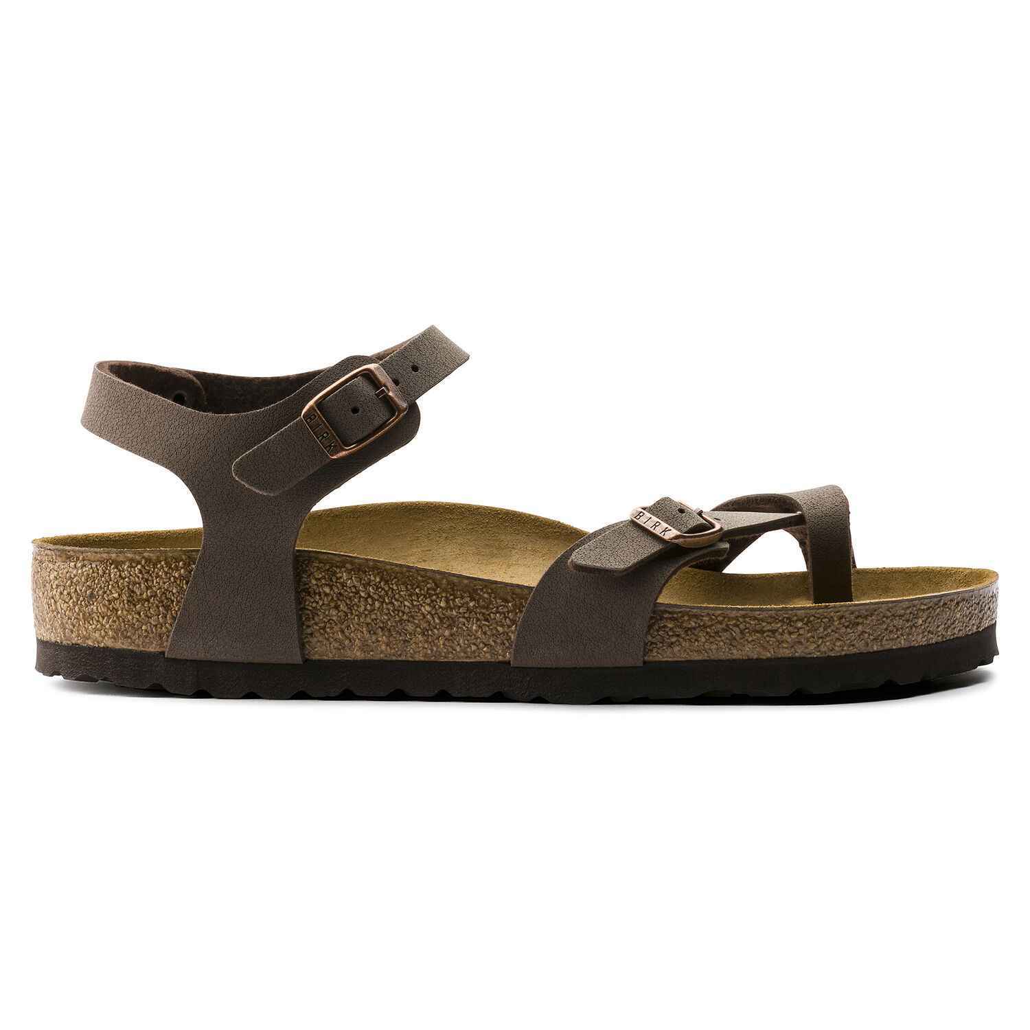 SCARPE SANDALO DONNA BIRKENSTOCK TAORMINA 0310121 PELLE MOCHA ORIGINALE PE
