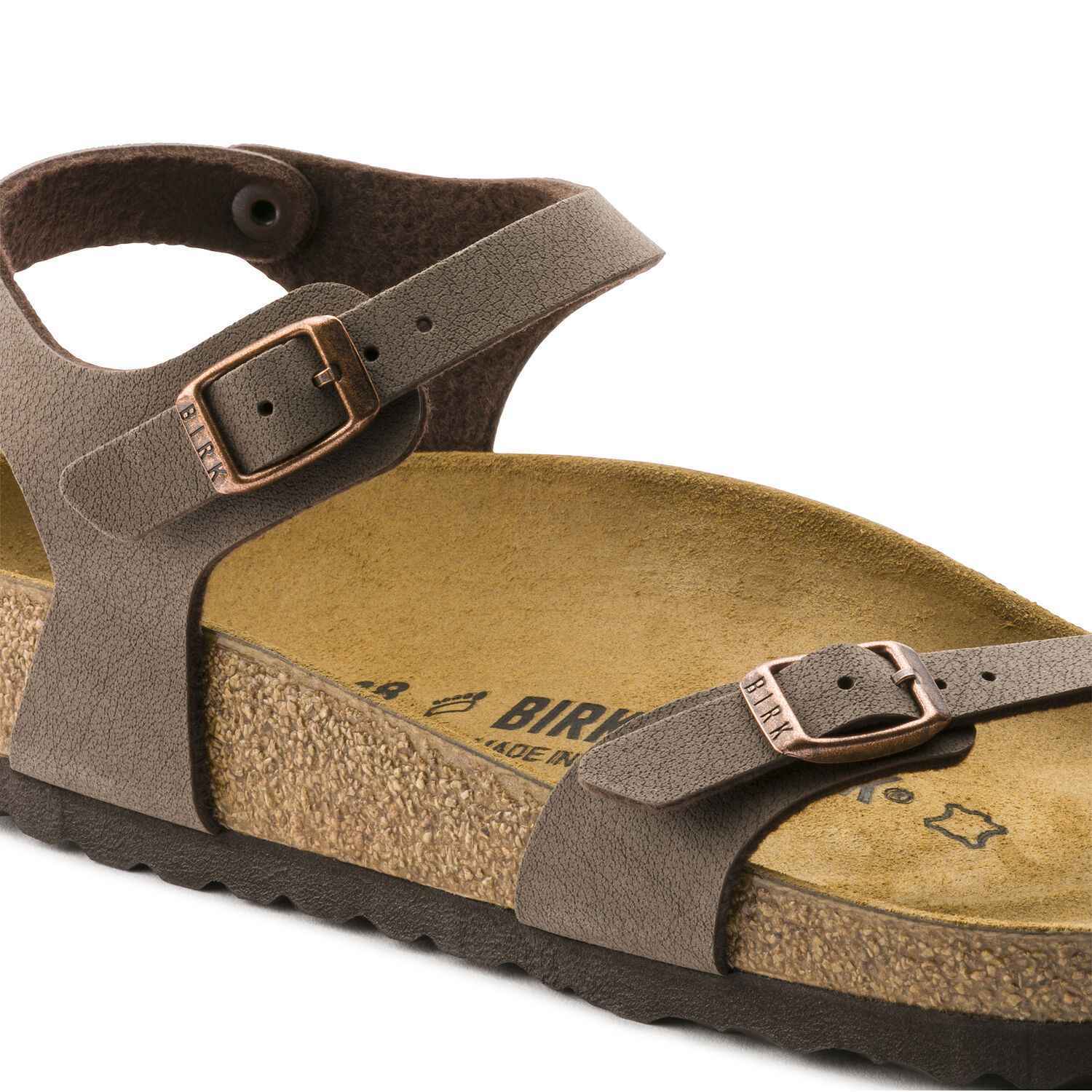 SCARPE SANDALO DONNA BIRKENSTOCK TAORMINA 0310121 PELLE MOCHA ORIGINALE PE