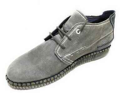 SCARPE CASUAL POLACCO UOMO WAGS URBAN 876776 PELLE CENERE ORIGINALE PE 2020 NEW