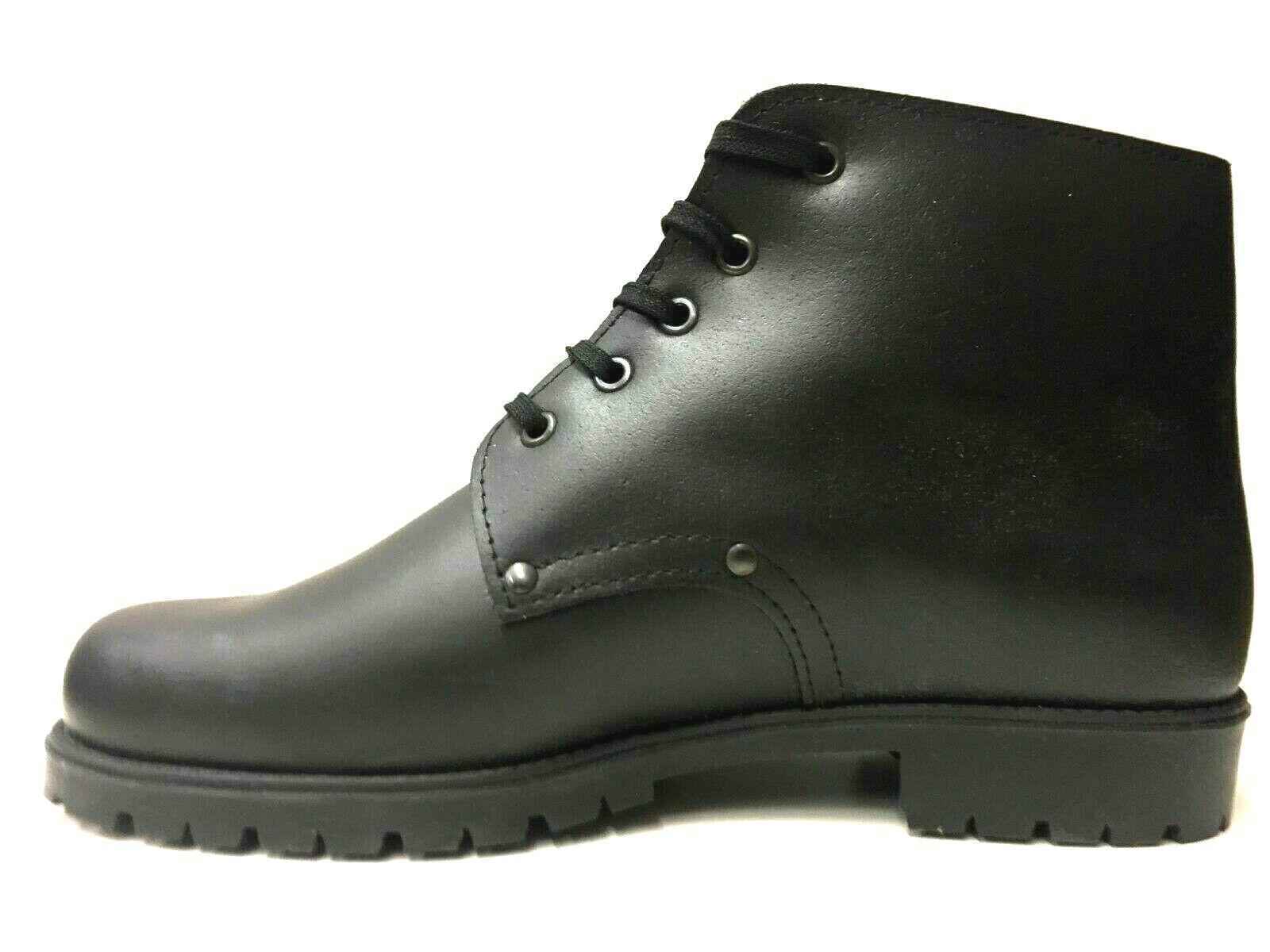 SCARPE SCARPONI TREKKING UOMO CHIARAMONTE 10 PELLE NERO ORIGINALE AI NEW