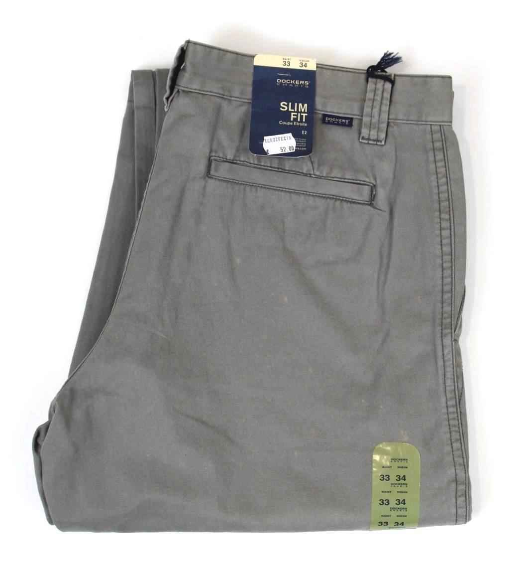 PANTALONE PANTALONI UOMO DOCKERS KHAKIS E2 20322 09 35 COTONE ORIGINALE AI
