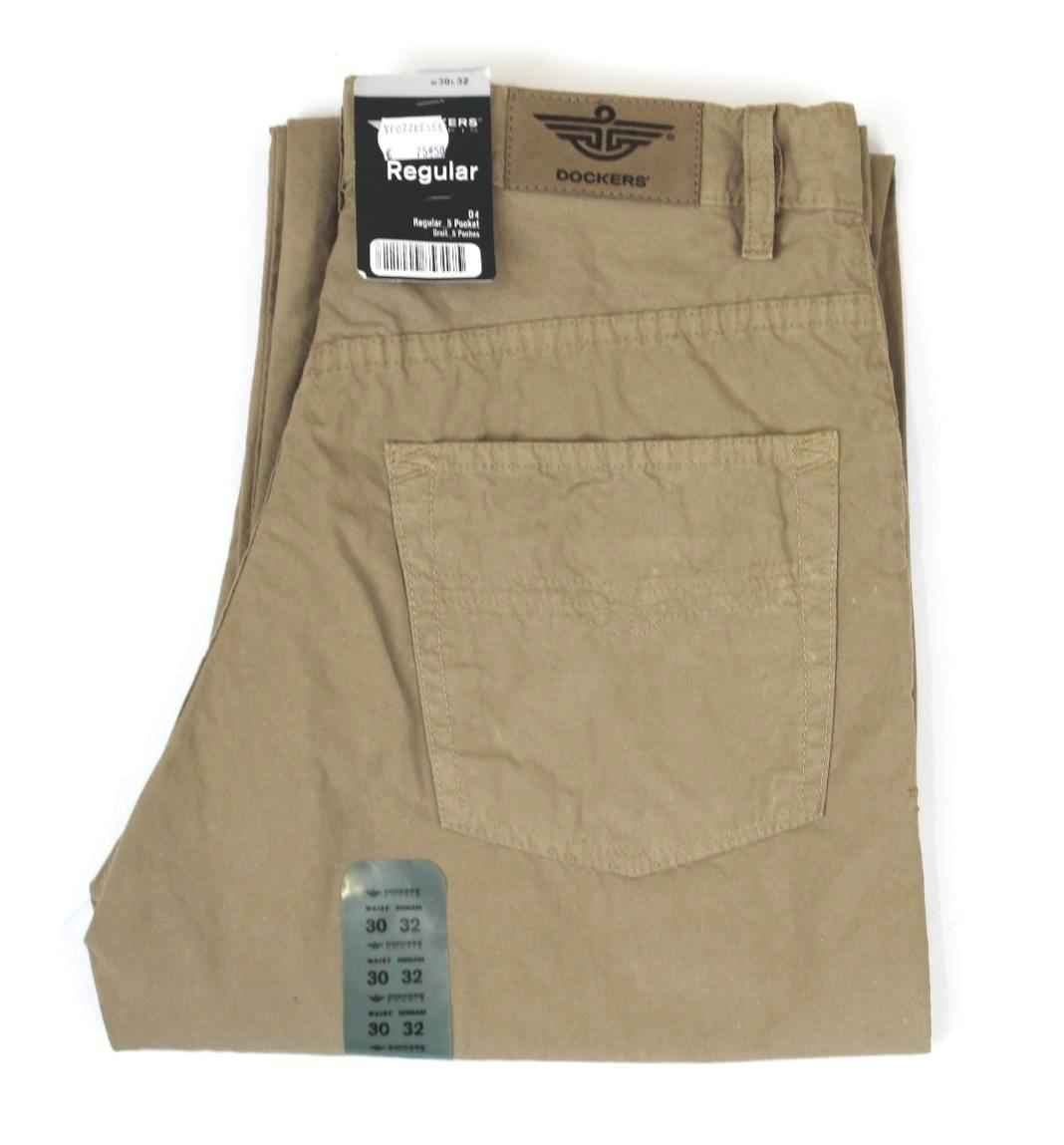 PANTALONE PANTALONI UOMO DOCKERS KHAKIS D4 27952 16 12 COTONE ORIGINALE AI