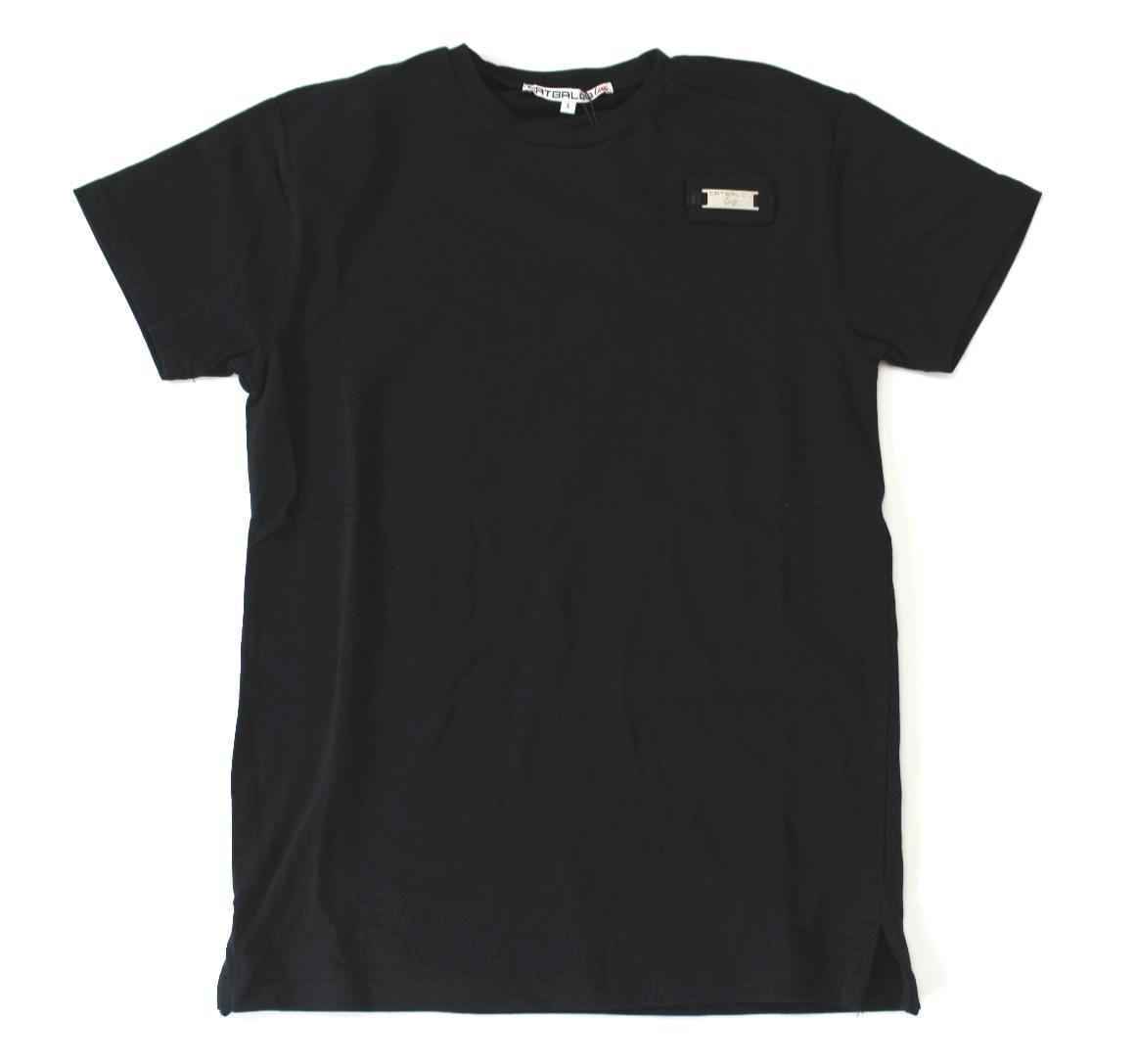 T SHIRT MAGLIA UOMO CATBALOU FOLKE COTONE BLACK ORIGINALE PE NEW