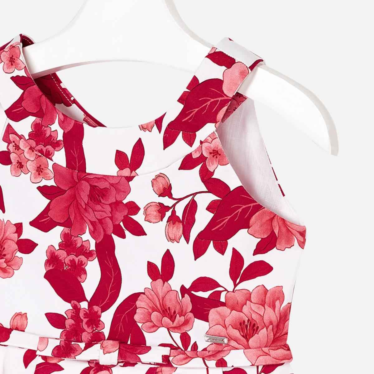 ABITO VESTITO BAMBINA MAYORAL 3914 95 COTONE FLOREALE ORIGINALE PE NUOVO