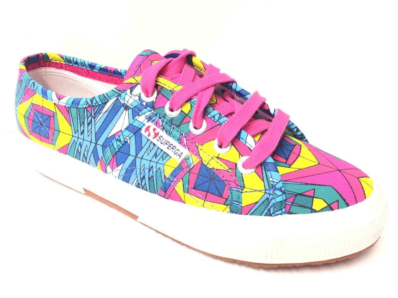 SCARPE SNEAKERS DONNA SUPERGA 2750 FANTASY COTU S001W00 C43 ORIGINALE PE NEW