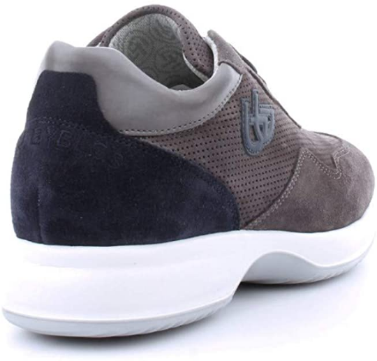 SCARPE SNEAKERS UOMO BYBLOS 672056 010 PELLE ORIGINALE PE NEW