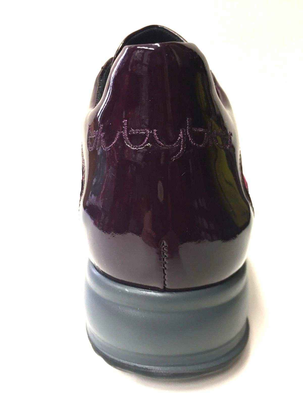 SCARPE SNEAKERS DONNA BYBLOS 698043 PELLE ROSSO ORIGINALE AI NEW