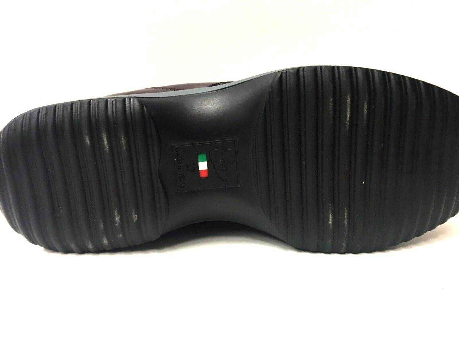 SCARPE SNEAKERS DONNA BYBLOS 698043 PELLE ROSSO ORIGINALE AI NEW