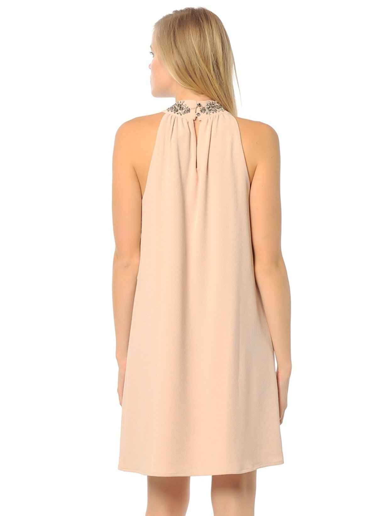 VESTITO ABITO DONNA VERO MODA TAYLOR 10129680 PEACH ORIGINALE PE NEW