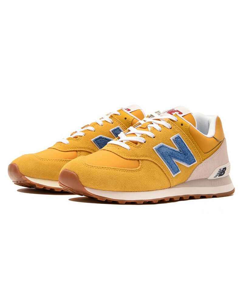 SCARPE SNEAKERS UOMO NEW BALANCE ML574SCB CLASSICS PELLE 774991 PE 2020 NEW